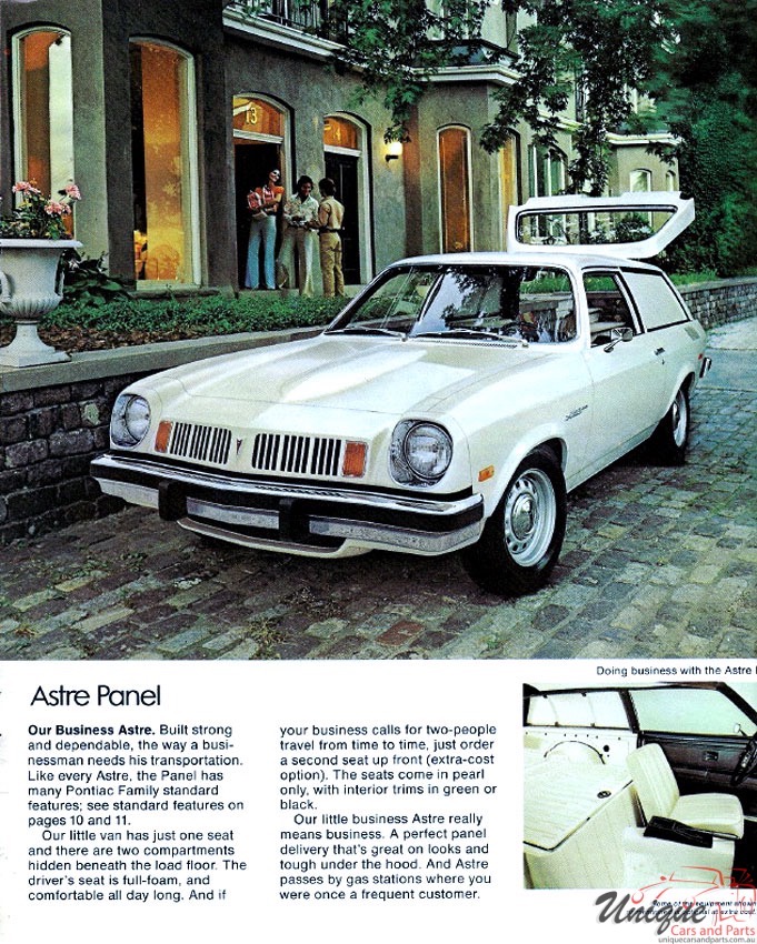 1974 Canadian Pontiac Astre Brochure Page 2